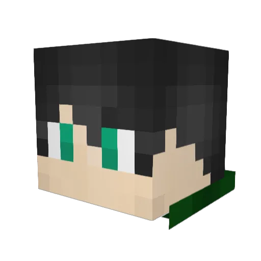 Fanny_Pack Minecraft avatar head, 3D render