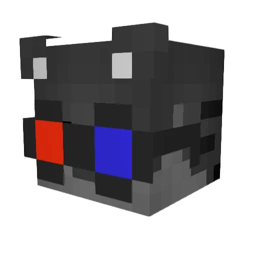 Fanta9630 Minecraft avatar head, 3D render