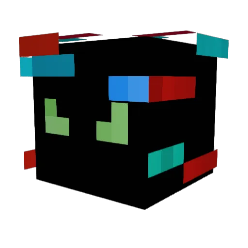 FantaMinze Minecraft avatar head, 3D render