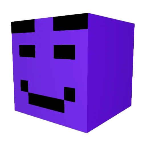 Fantakstick Minecraft avatar head, 3D render
