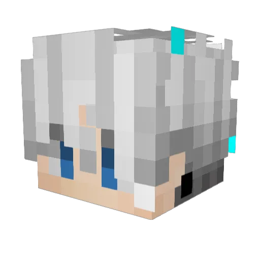 FantasticLeStick Minecraft avatar head, 3D render