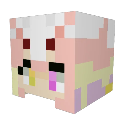 Fantasy970111 Minecraft avatar head, 3D render