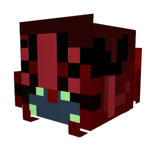 FantasyArrow Minecraft avatar head, 3D render