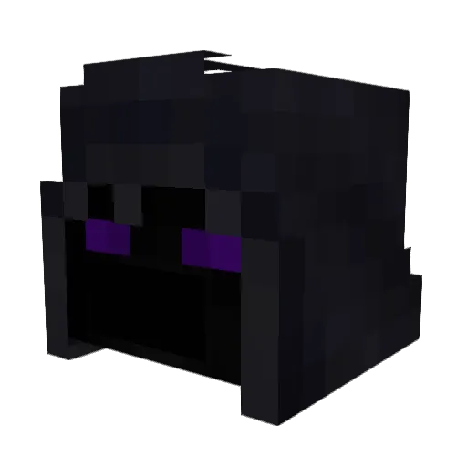 FantasyWorld Minecraft avatar head, 3D render