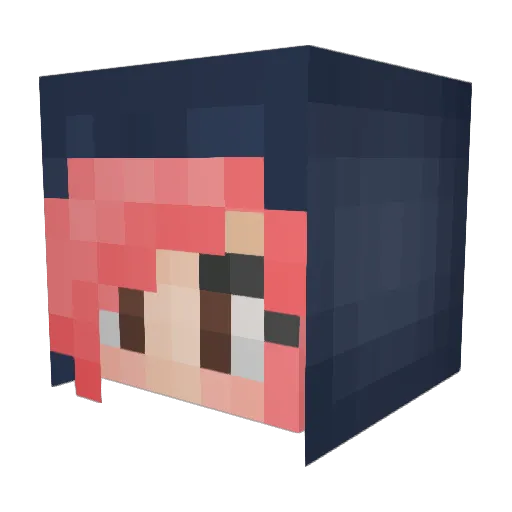 Fantasy_Dreamer Minecraft avatar head, 3D render