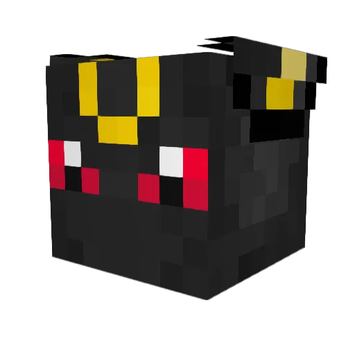 FantomBre Minecraft avatar head, 3D render