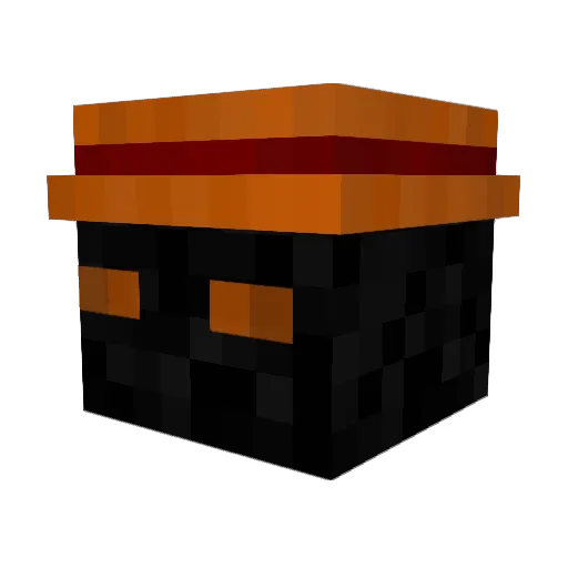 Fantom_Knight Minecraft avatar head, 3D render