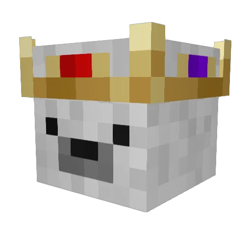 Fantomex_ Minecraft avatar head, 3D render