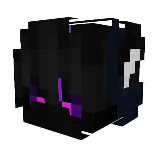 FantyNul Minecraft avatar head, 3D render