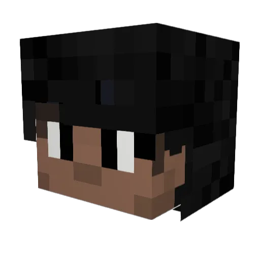 Faokun3962 Minecraft avatar head, 3D render