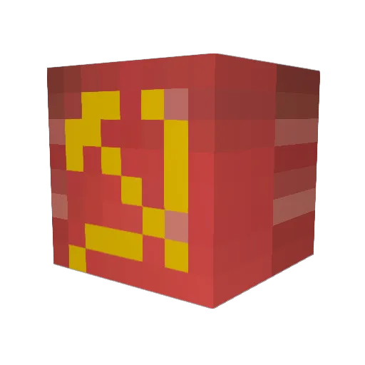FapMans Minecraft avatar head, 3D render