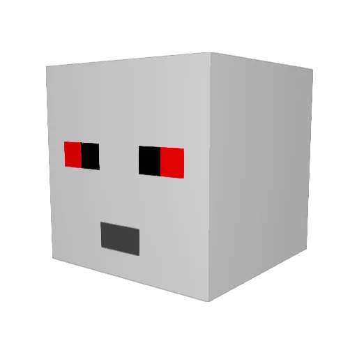 FappingtonBear Minecraft avatar head, 3D render