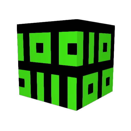 Fappoone Minecraft avatar head, 3D render
