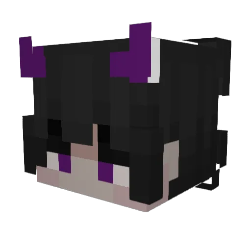 Far109 Minecraft avatar head, 3D render