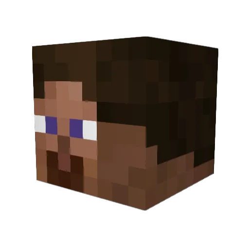 FarAndLight Minecraft avatar head, 3D render