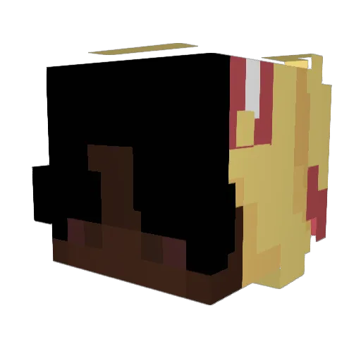 FarApart Minecraft avatar head, 3D render