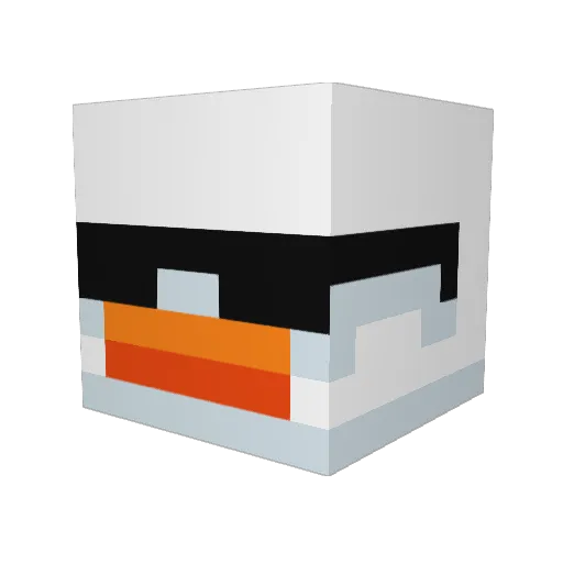 FarChameleon67 Minecraft avatar head, 3D render