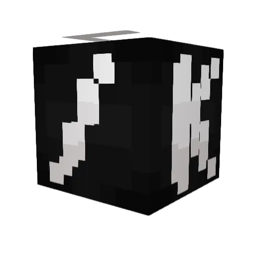 FarDarkblaze Minecraft avatar head, 3D render