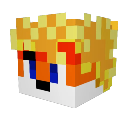 FarF4rOut Minecraft avatar head, 3D render