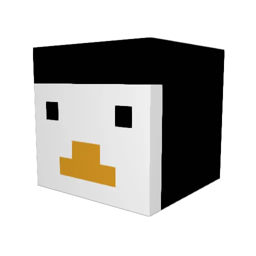 FarPen56 Minecraft avatar head, 3D render