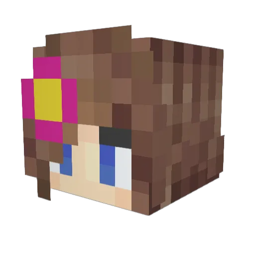 Far_Kew Minecraft avatar head, 3D render