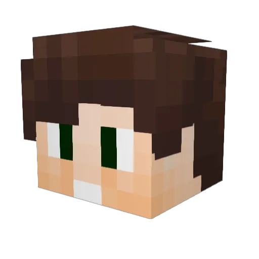 FaraDays Minecraft avatar head, 3D render