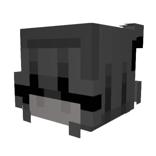 Faragot100 Minecraft avatar head, 3D render