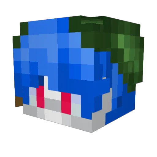 Farahota2 Minecraft avatar head, 3D render