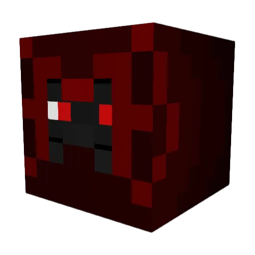 Faranix Minecraft avatar head, 3D render