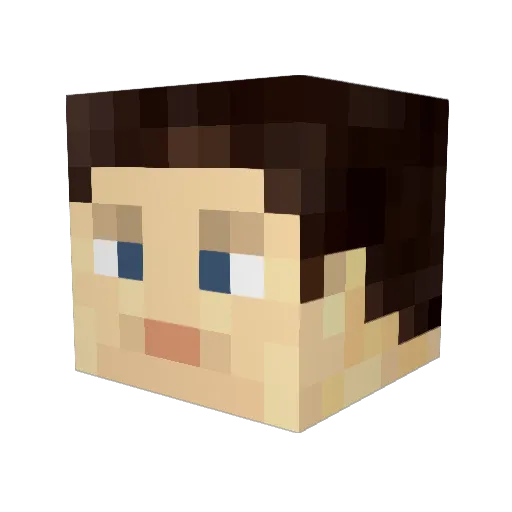 Faranvir Minecraft avatar head, 3D render