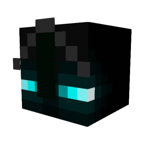 Farbee Minecraft avatar head, 3D render