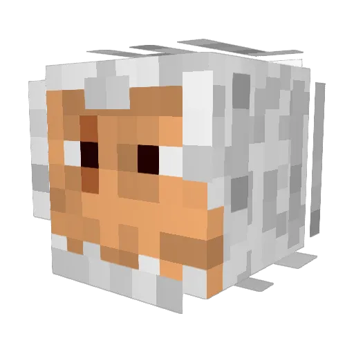 Fares4 Minecraft avatar head, 3D render