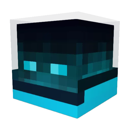 FaresF4 Minecraft avatar head, 3D render