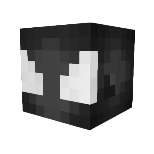 Farfarbaad Minecraft avatar head, 3D render