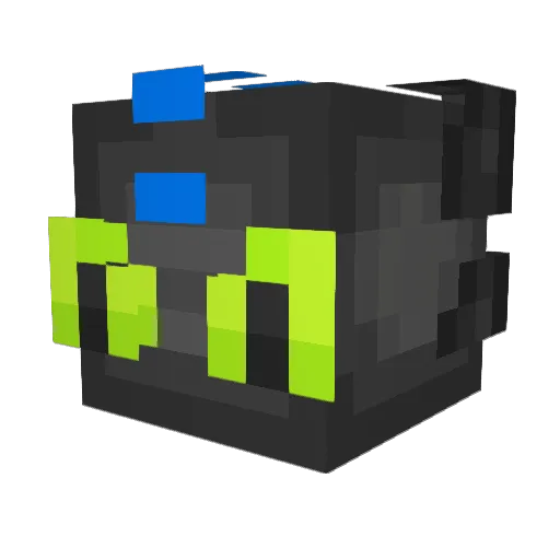 Farhag Minecraft avatar head, 3D render