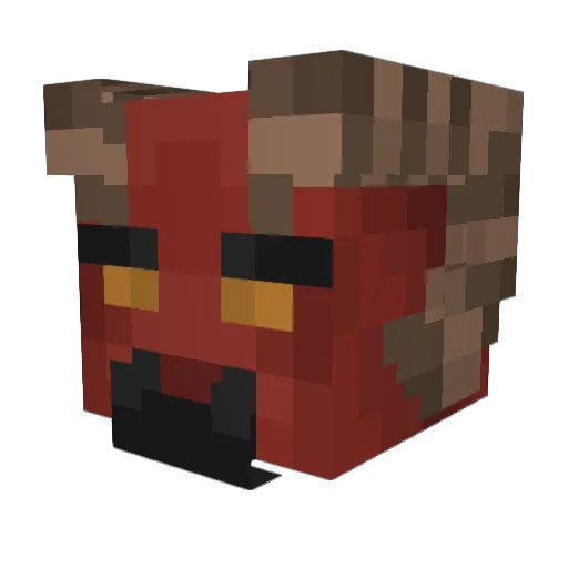 FarieBerrie Minecraft avatar head, 3D render