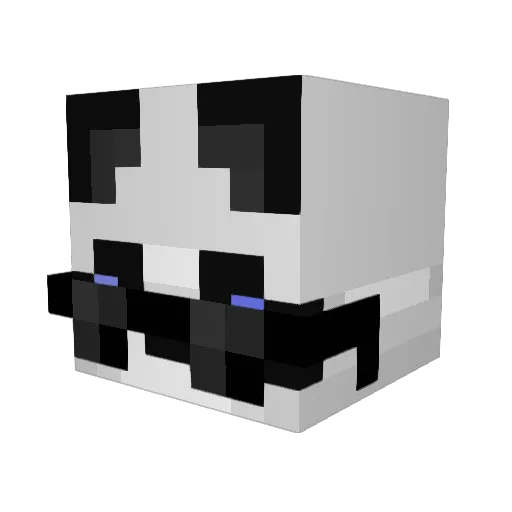 Farinh4 Minecraft avatar head, 3D render