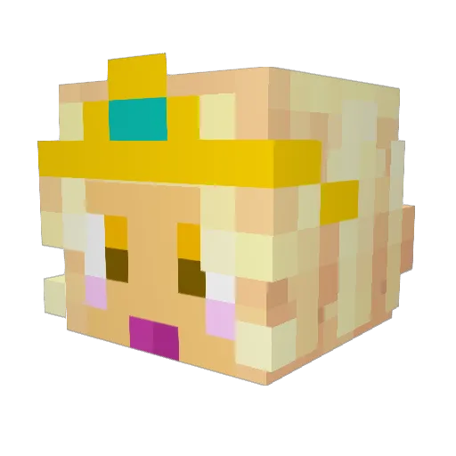 Farionn Minecraft avatar head, 3D render