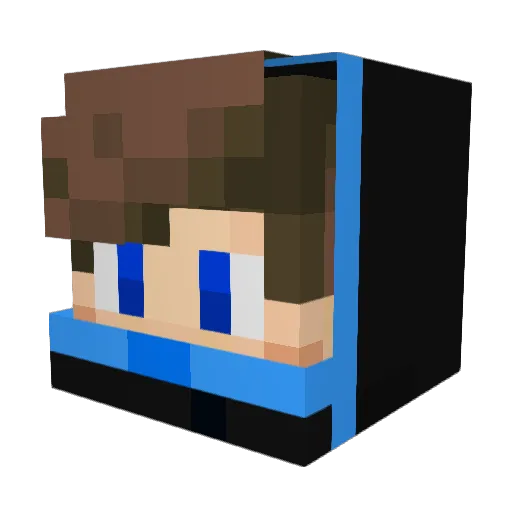 Faris1401 Minecraft avatar head, 3D render