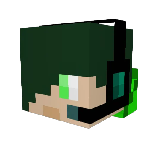 Faris_MC Minecraft avatar head, 3D render