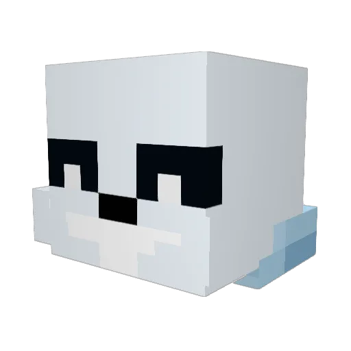 Farissay Minecraft avatar head, 3D render