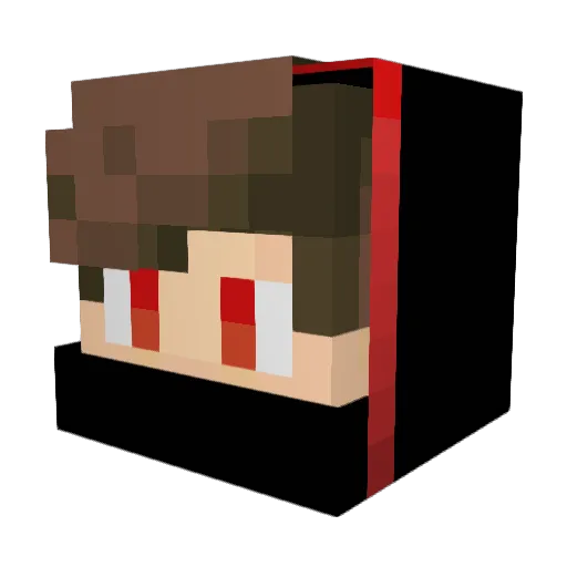 Farkbow Minecraft avatar head, 3D render