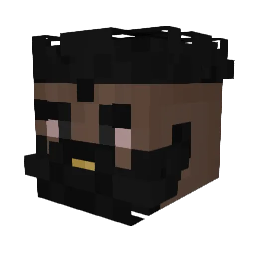 Farlig_Abdul Minecraft avatar head, 3D render