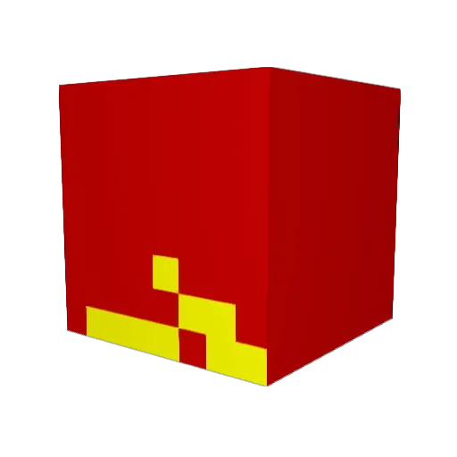 Farllox Minecraft avatar head, 3D render