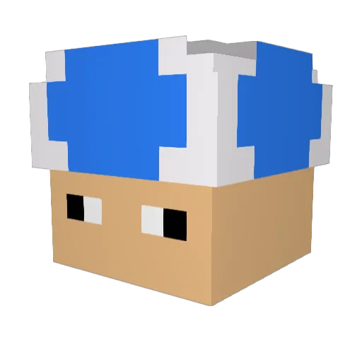 FarmBoyCleetus Minecraft avatar head, 3D render