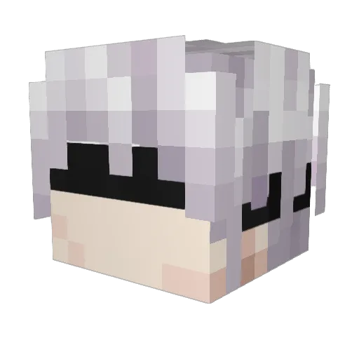 FarmaiXD Minecraft avatar head, 3D render