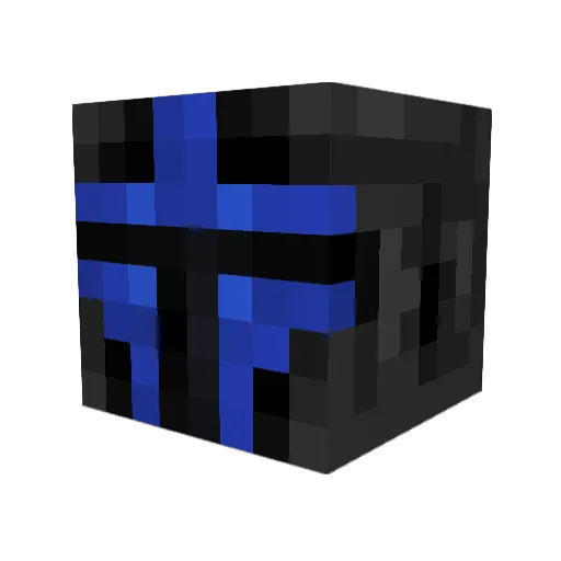 Farmdogg Minecraft avatar head, 3D render