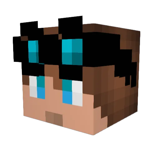 FarmerClydeFTW Minecraft avatar head, 3D render