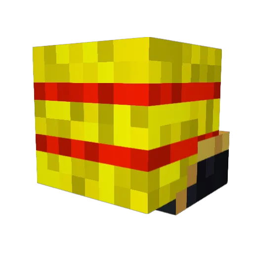 FarmhuntDeity Minecraft avatar head, 3D render