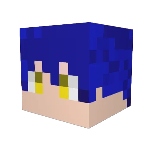 Farnell Minecraft avatar head, 3D render